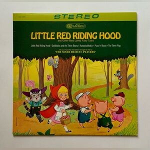 Vintage Little Red Riding Hood Storybook LP Record